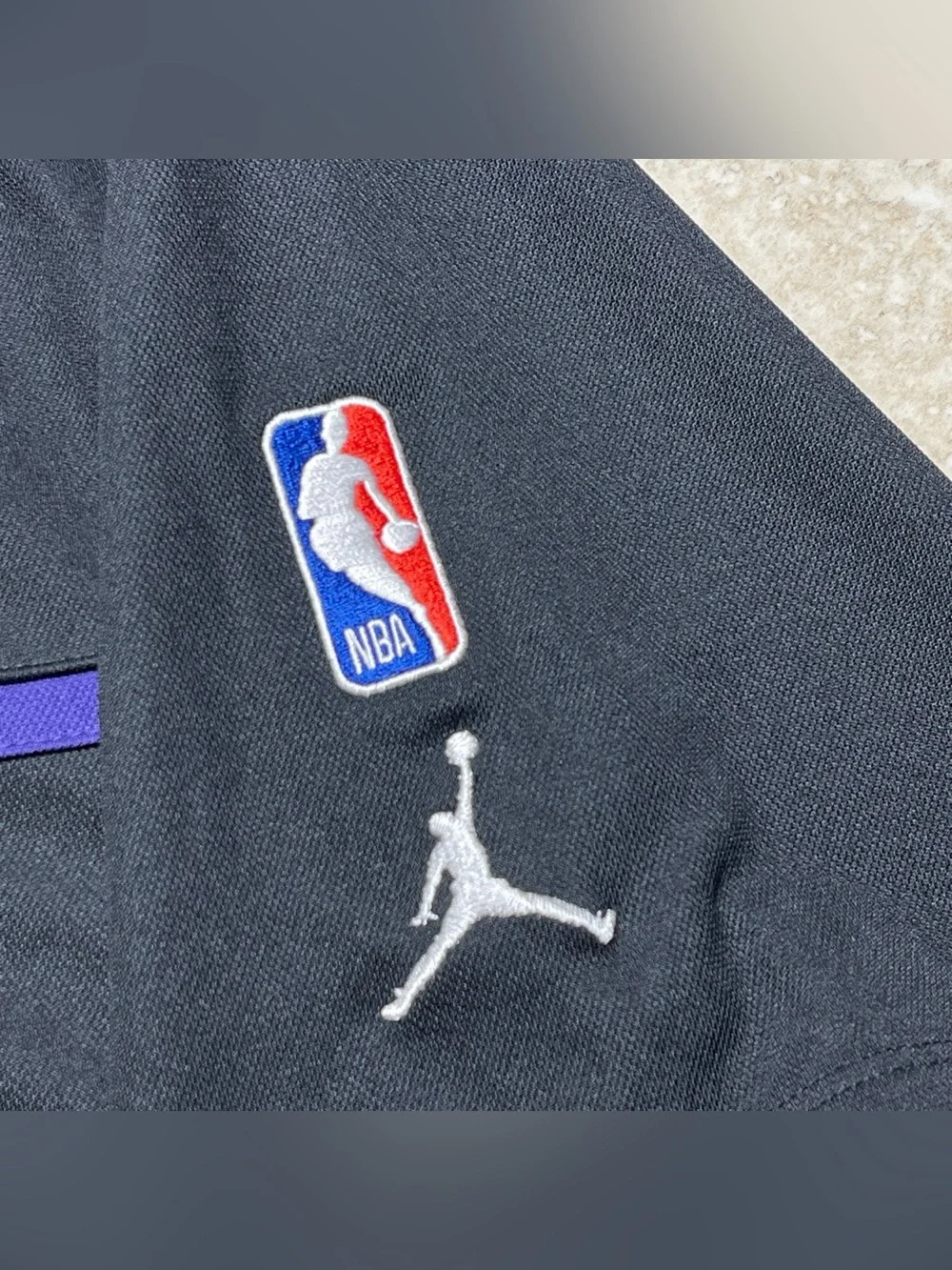 Jordan Charlotte Hornets NBA Dri-FIT Black Polo Shirt CN5893-011 Men's XL NWT
